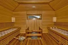 exterior sauna